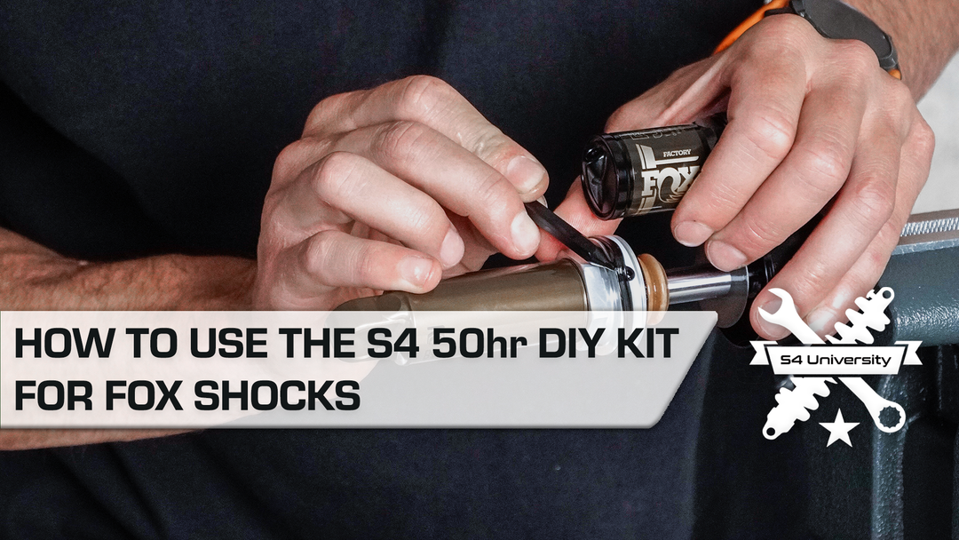 How to do a 50hr service on your FOX shock