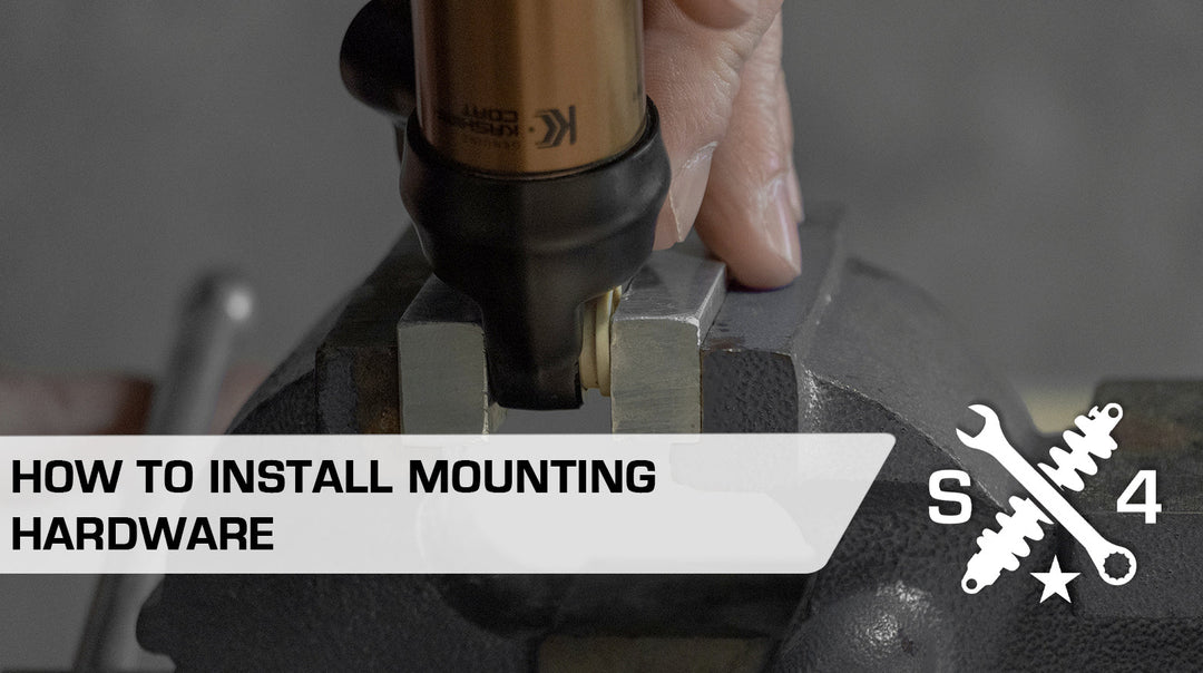 How to install shock mouting hardware