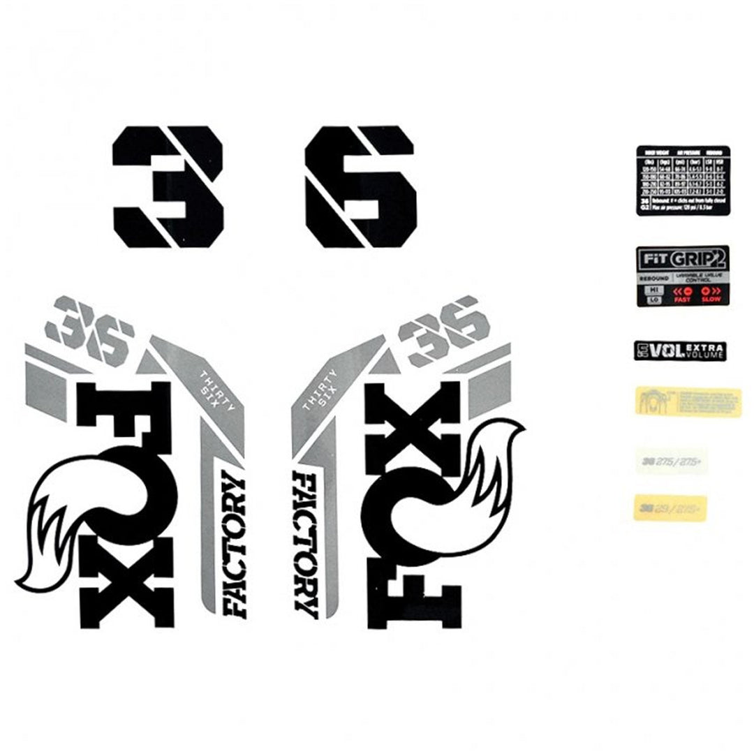 Fox Factory original fork decals