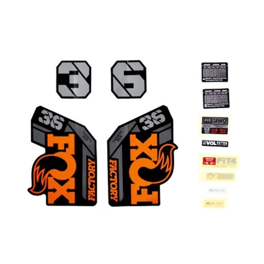Fox Factory original fork decals