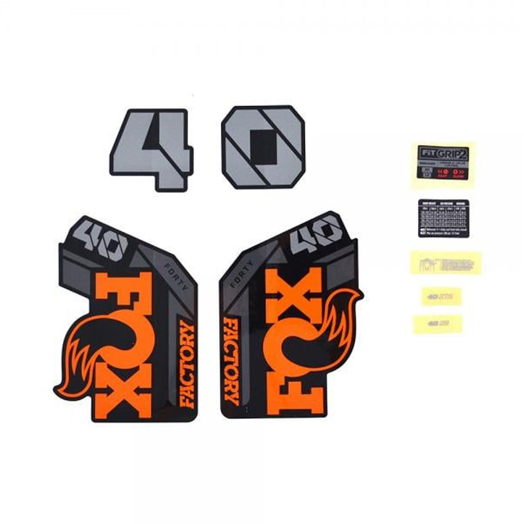 Fox Factory original fork decals