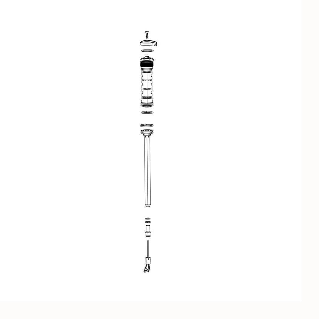 RockShox, Damper for Recon/Recon S/Sektor, CROWN RL (THREAD PITCH 0.8MM) 130-150MM - (BOOST ONLY) SEKTOR SILVER A2 (2017+)/RECON RL A1-A2 (2018-2020