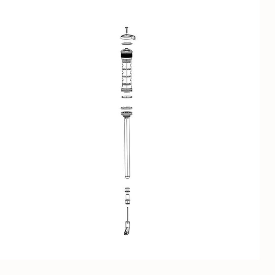 RockShox, Damper for Recon/Recon S/Sektor, CROWN RL (THREAD PITCH 0.8MM) 130-150MM - (BOOST ONLY) SEKTOR SILVER A2 (2017+)/RECON RL A1-A2 (2018-2020