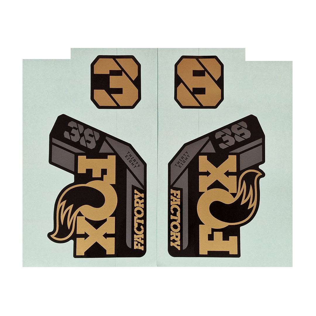 Fox Factory original fork decals
