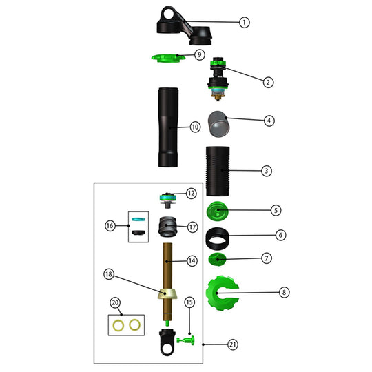 Pièces d'usine DVO Jade