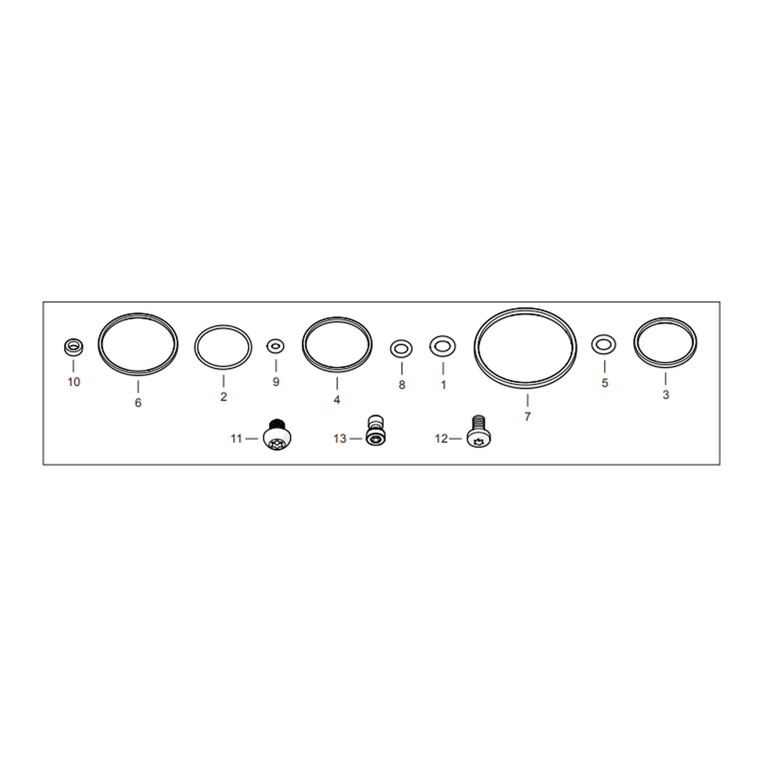 Ohlins shock damper rebuild kits