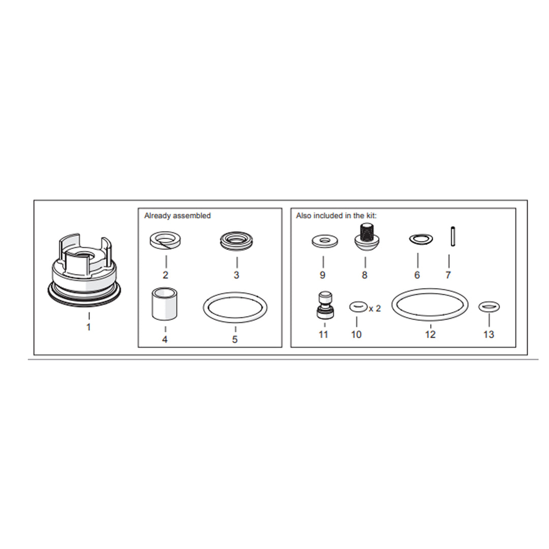 Ohlins shock damper rebuild kits