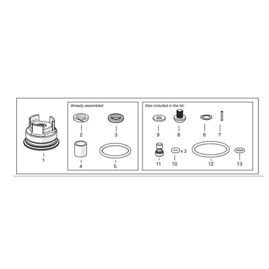 Ohlins shock damper rebuild kits