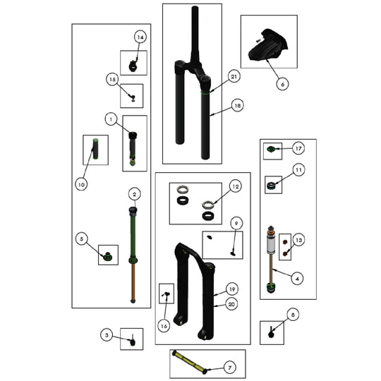 DVO Onyx SC factory parts